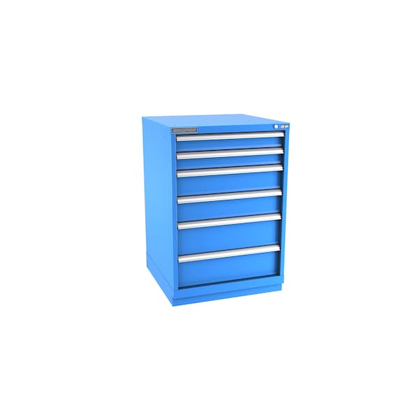 Champion Tool Storage Modular Tool Cabinet, 6 Drawer, Blue, Steel, 28 in W x 28-1/2 in D x 41-3/4 in H S18000602ILCFTB-BB - main
